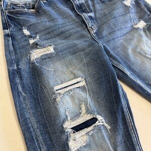 Distressed KanCan Blue Jeans